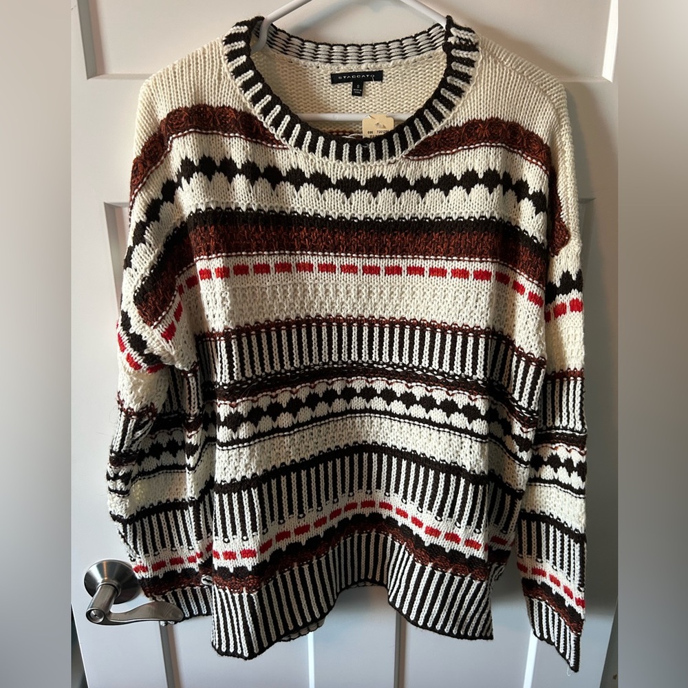 Brand New - tags on Stacatto sweater - size small.